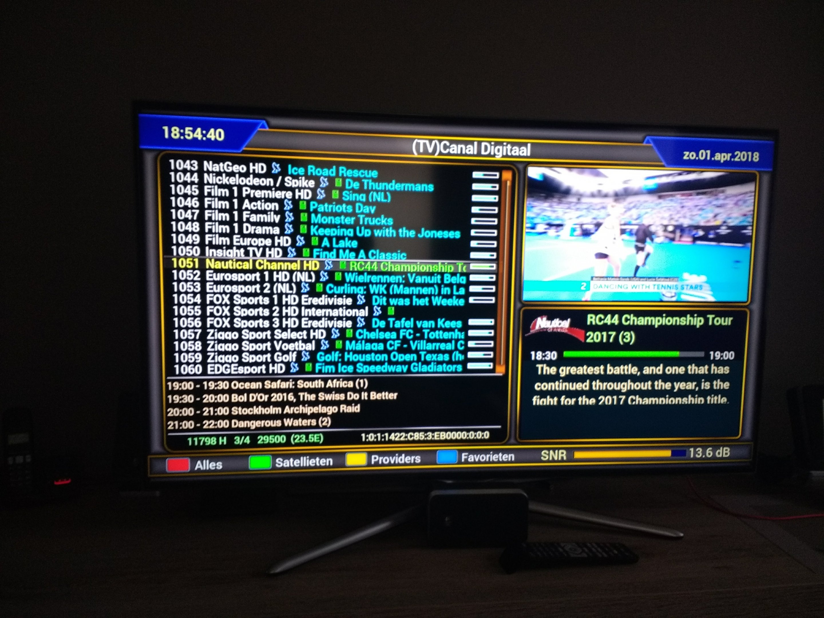 Eurosport 1 HD en 1 HD Be - TV-Vlaanderen - Sat4all - Alles over Satelliet TV, Ziggo en Telenet!