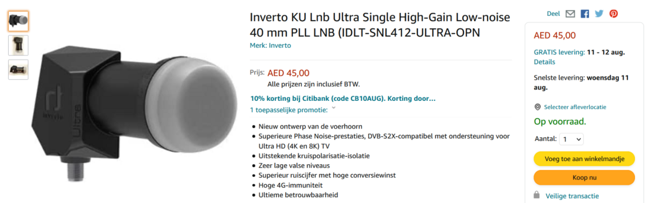 Inverto Ultra single te koop.png