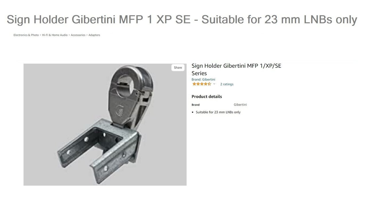 Sign Holder Gibertini MFP 1 XP SE - Suitable for 23 mm LNBs only.jpg