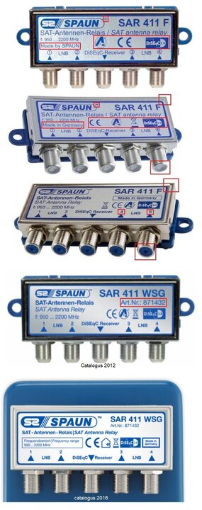 Spaun  SAR 411 F verschillen.jpg