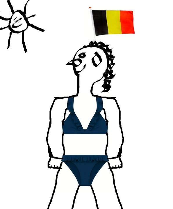 Belgische vrouw in bikini.jpg