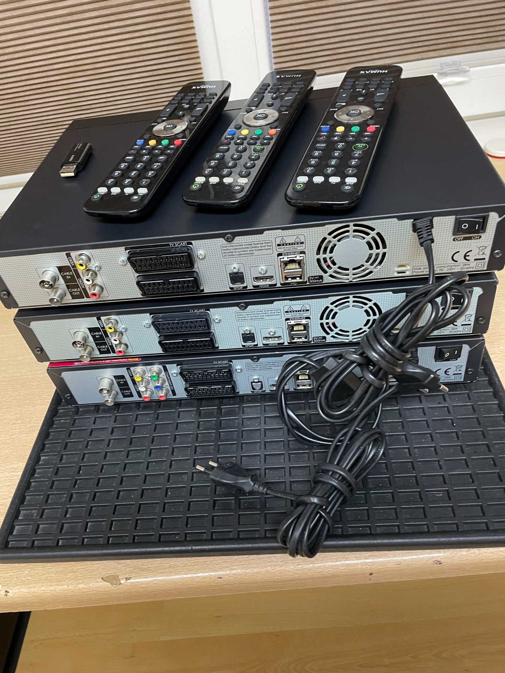 Telecomando Sostitutivo Per Humax PDR-ICORD HD [SAT/PVR] - Telecomando Di Ricambio Diretto, Nessuna Programmazione Richiesta, Batterie Incluse