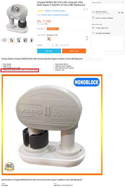 Original MONO BLOCK LNB Universal Ultra Best Signal 2 Satellite At One LNB Waterproof.png